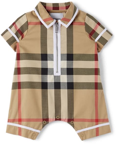 burberry baby girl outfits|Burberry baby bodysuit.